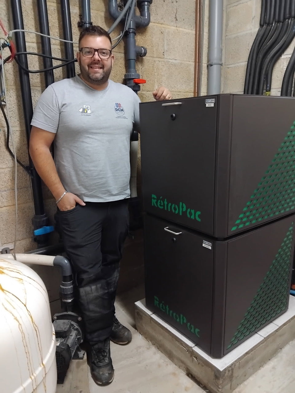 À Mayenne (53), une nouvelle vie pour une pompe à chaleur grâce au retrofit LifePAC : 44 Tonnes de CO₂ économisées